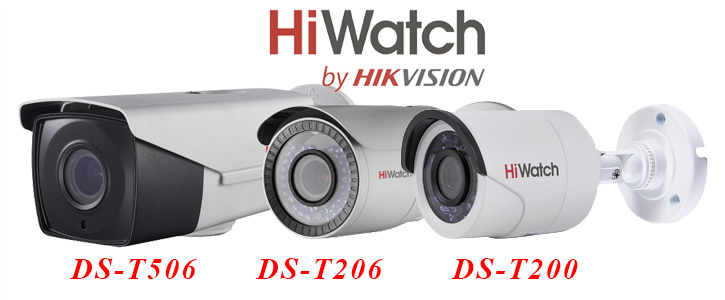 Уличные видеокамеры HiWatch DS-T506 DS-T206 DS-T200 для дачи