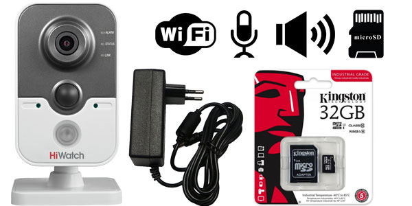 Wifi видеокамера HiWatch DS-I114W